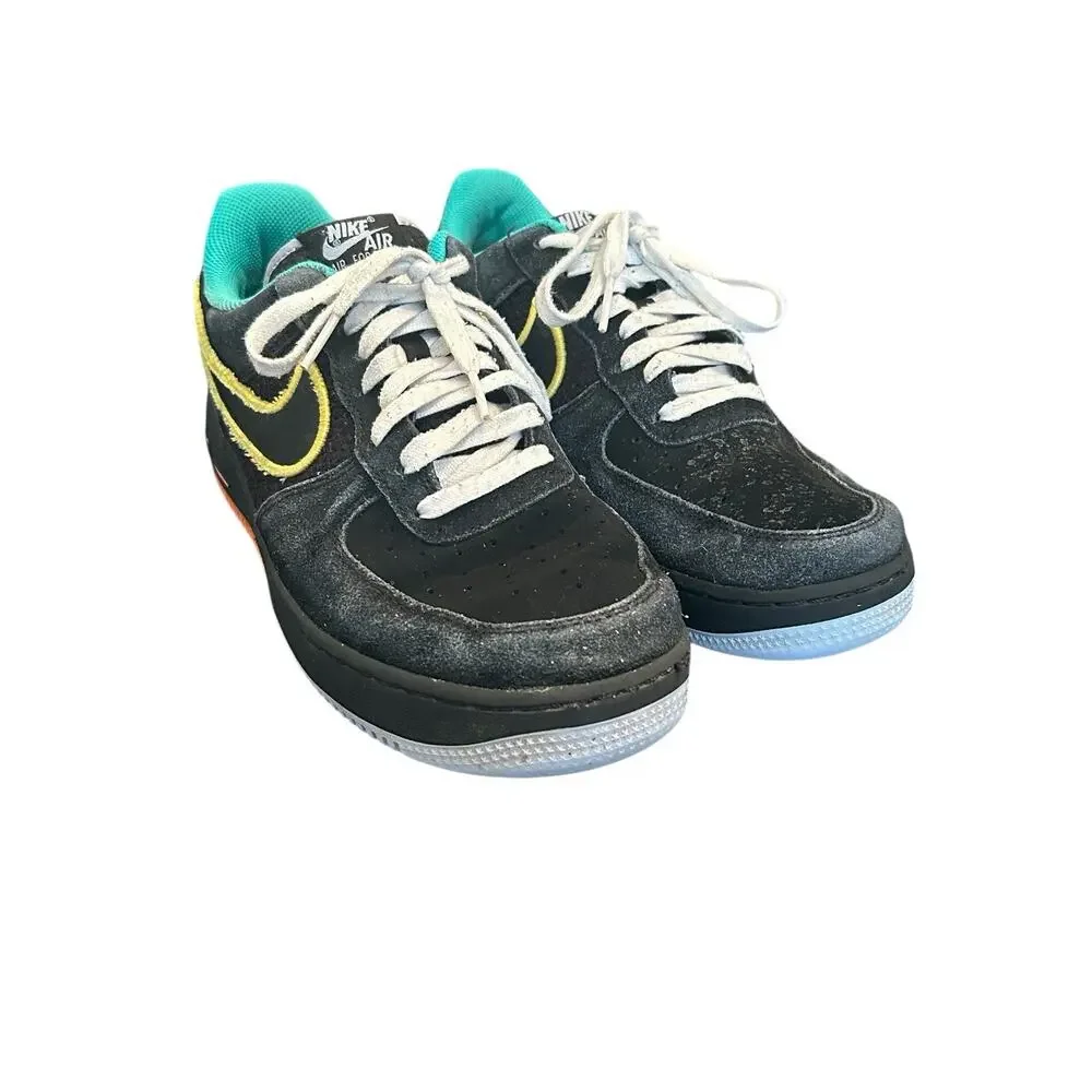 Nike‎ Air Force 1 Peace And Unity Multicolored Sneakers Men's Size 8.5